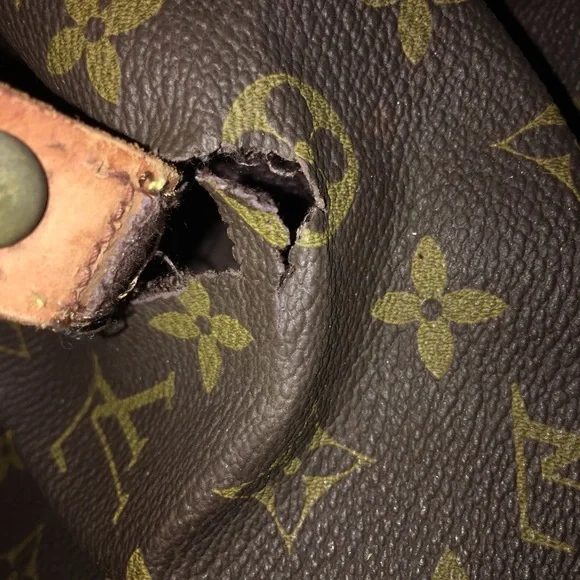1980’s LV logo duffel bag